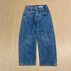 Vintage Levis 550 Relaxed Fit Jeans Kids Size 5 Medium Wash Orange Tab Denim